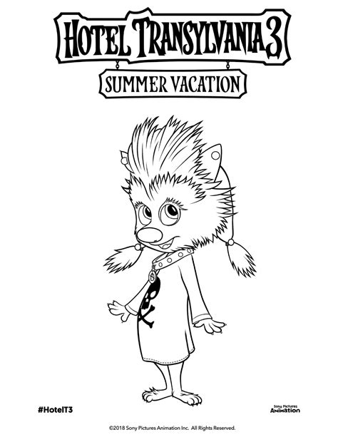 printable hotel transylvania  coloring pages