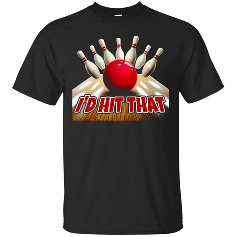 id hit  bowling pins hobby sports novelty gift  shirt  shirt amyna