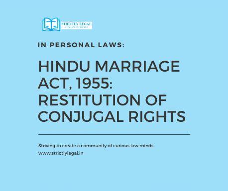 section   hindu marriage act  strictlylegal
