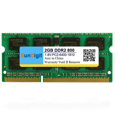Buy Ddr2 2gb 800mhz 800 Pc2 6400s Ddr 2 2g Notebook Memory Laptop Ram