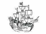 Pirate Ship Coloring Kids Pages Drawing Boat Galley Journey Pirates Transportation Print Printable Big Getdrawings Drawings sketch template