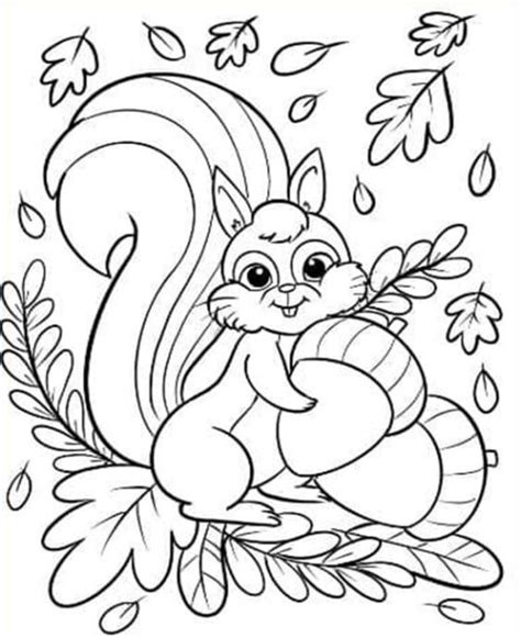 easy  print fall coloring pages tulamama