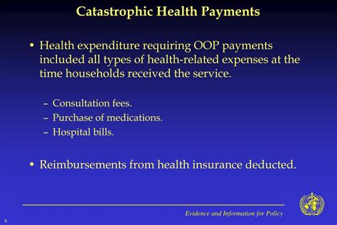 ppt catastrophic health payments powerpoint presentation