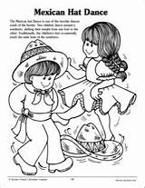 Mexican Coloring Hat Dance Pages Worksheets Kids Scholastic Printables sketch template