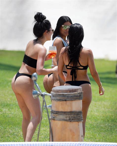 Kim Kardashian Huge Ass Thong In Mexico 04 24 17