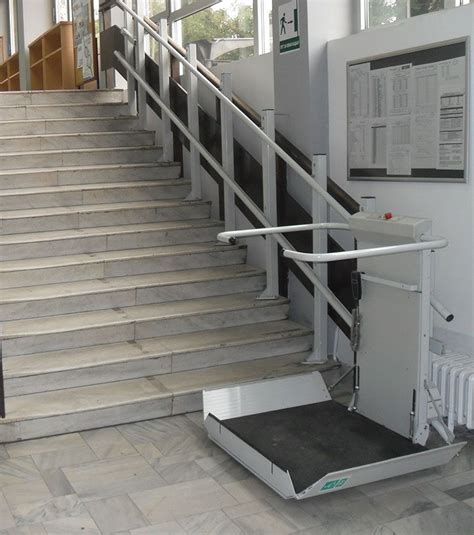 sr inclined platform stair lift straight staircase wheelchair