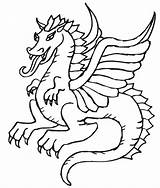 Dragon Coloring Pages Flying Printable Easy Kids Printables sketch template