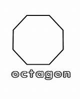 Coloring Octagon Shapes Pages Printable Shape Kids Preschool Worksheets Sheets Choose Board Bestcoloringpagesforkids sketch template