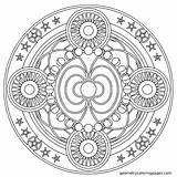 Coloring Pages Mandala Chakra Mandalas Geometric Expert Level Geometry Print Aztec Color Colouring Square Fascia Getcolorings Adult Printable Awesome Kids sketch template