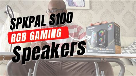 spkpal  rgb gaming speakers unboxing   impressions youtube