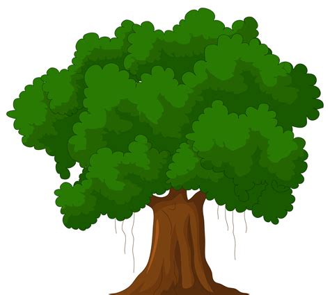 cartoon green tree clipart web clipart clipartingcom