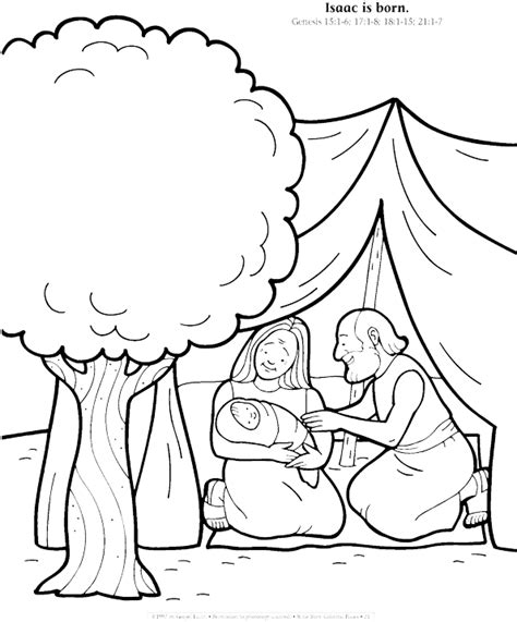 baby isaac bible coloring page coloring pages