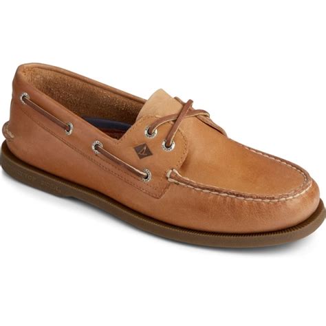 Sperry Authentic Original Mens Leather Boat Shoes Tan Shuperb