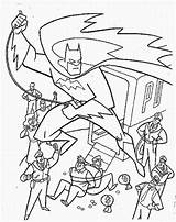 Batman Superheroes Pages sketch template