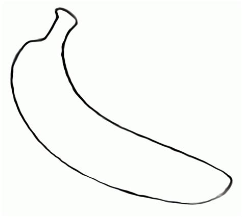 banana coloring page   banana coloring page png