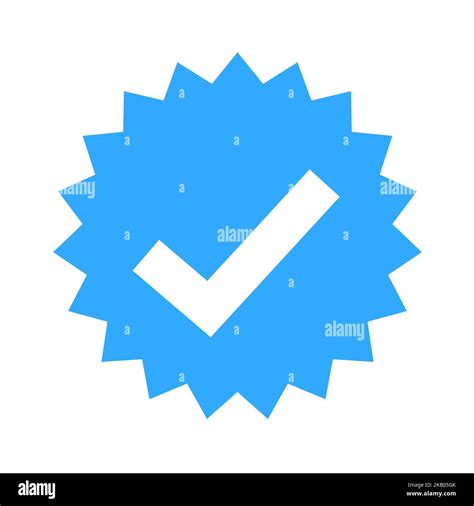 blue tick symbol  certification  verification  social media