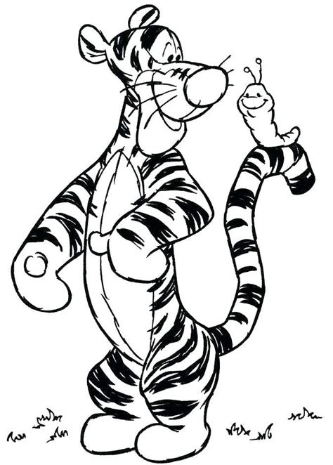cartoon tiger coloring pages  getcoloringscom  printable