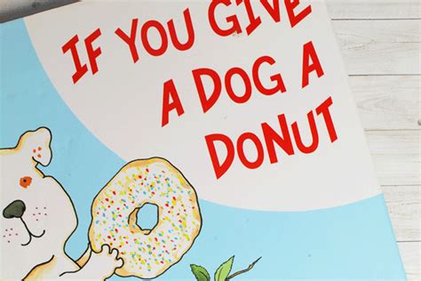 give  dog  donut  laura numeroff lesson plan