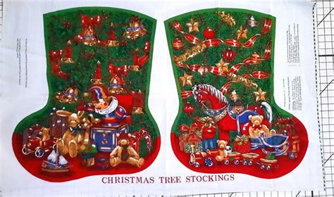 vintage christmas stocking fabric sewing projectrare find christmas stockings vintage