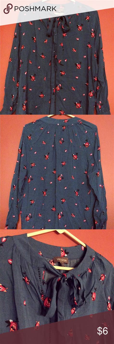 ca yessica blouse clothes design dark blue color blouse