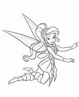 Coloring Pages Tinkerbell Fairy Disney Fairies Periwinkle Vidia Tinker Birthday Bell Silvermist Friends Fawn Drawing Spongebob Printable Clipart Raptor Cartoon sketch template