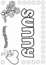 Sunny Coloring Pages Getcolorings Color sketch template