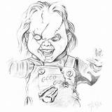 Chucky Xcolorings sketch template