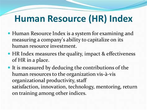 hr index