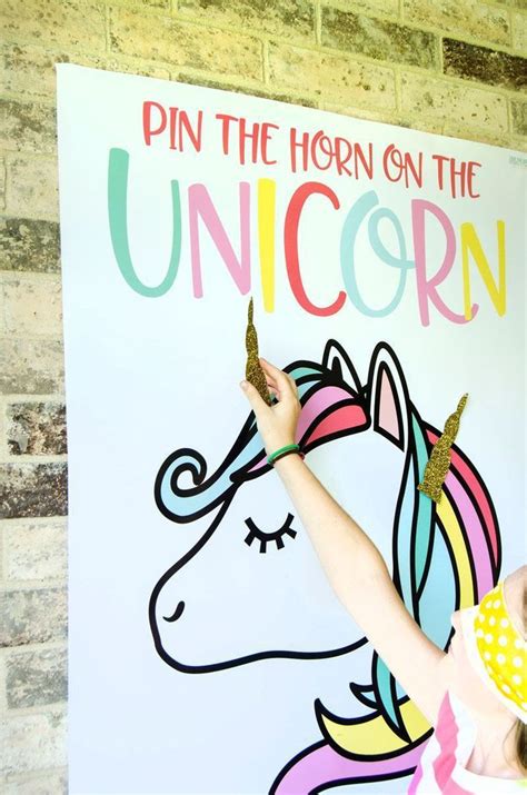 unicorn tail unicorn party game coloring page unicorn tail template