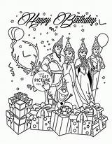 Coloring Birthday Frozen Pages Happy Sheets Printable Kids Holidays Cousin Getdrawings Disney Cake Olaf Color Holiday Getcolorings Choose Board Characters sketch template