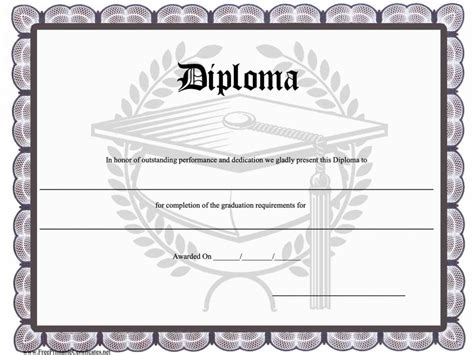 high school diploma template   images templates study