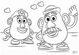 Potato Coloring Mr Head Mrs Pages Toy Story Printable Supercoloring Sheets Drawing Kids Disney Patate Dibujos Et Coloriage Super Mme sketch template