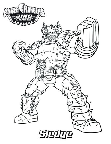 power ranger dino force coloring pages  kids