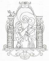 Coloring Pages Nightmare Christmas Before Sally Jack Printable Getcolorings sketch template