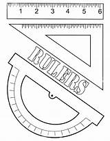 Ruler Coloring Pages sketch template