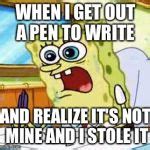 spongebob writing meme generator imgflip