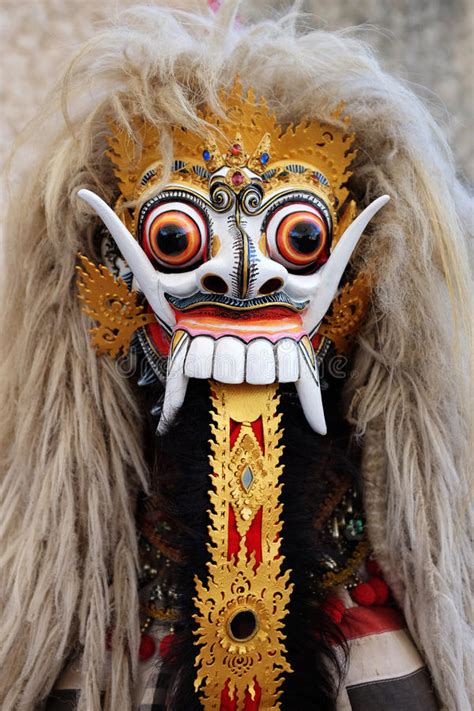 barong bali mask stock image image of barong decor