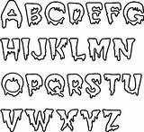 Creepy Alphabet Halloween Fonts Letter Letras Letters Font Lettering Spooky Scary Terror Number Para Styles Imprimir Tipos Calligraphy Newdesign Alfabeto sketch template