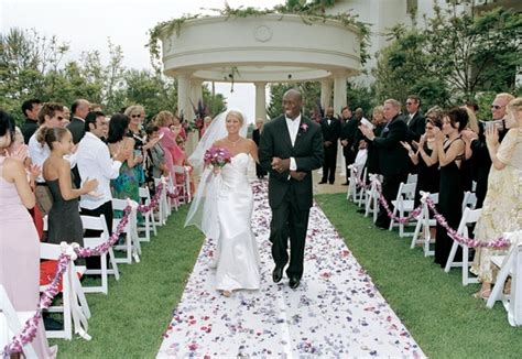 olympian al joyner s romantic wedding in laguna niguel california inside weddings