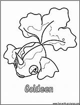 Goldeen sketch template