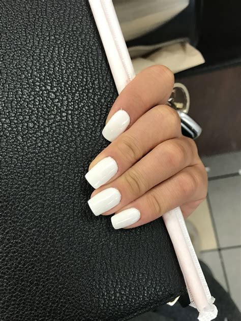 whitenails sns white nails manicure  pedicure nails white nails