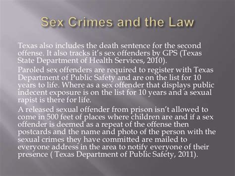 sex offenders and the law tracey percifield unit4 ip