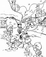 Coloring Pages Smurfs Smurf Previous sketch template