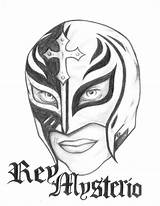 Rey Mysterio Mask Wwe Coloring Pages Drawing Logo Sketch Drawings Lover Gg Cara Sin Deviantart Color Getdrawings Comments Printable Superstars sketch template
