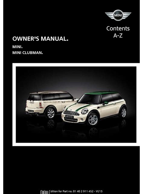 mini owners manual   manualslib