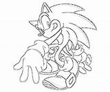 Sonic Generations Hedgehog sketch template