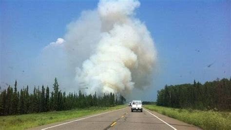 northern alberta highway opens  fires cbc news