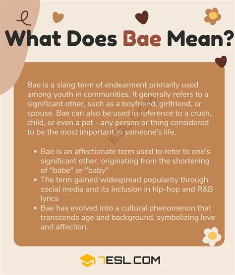 bae meaning    term bae  esl