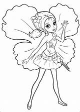 Thumbelina Coloring Pages Barbie Girls sketch template
