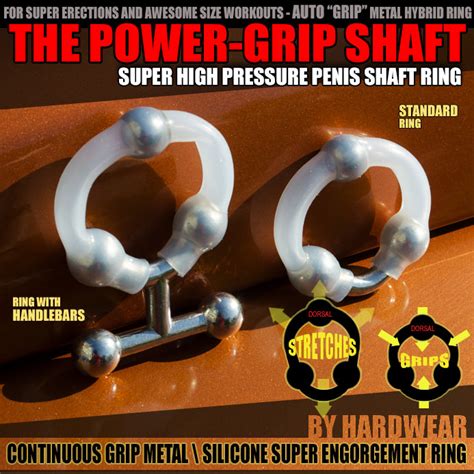 The Power Grip Shaft Penis Ring By Hardwear
